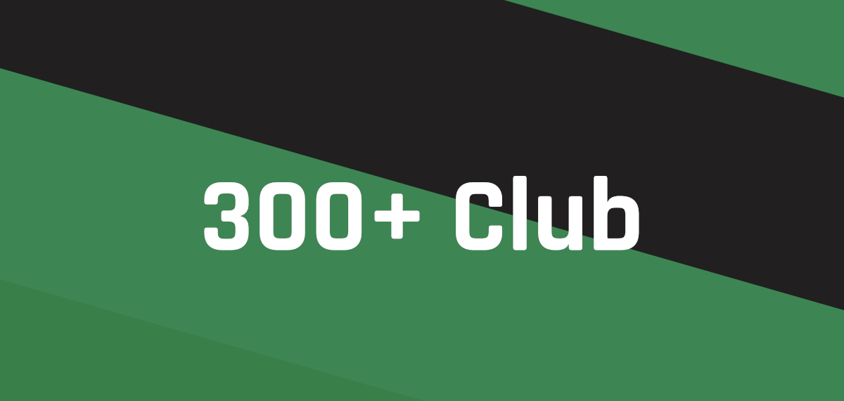 300+ Club banner